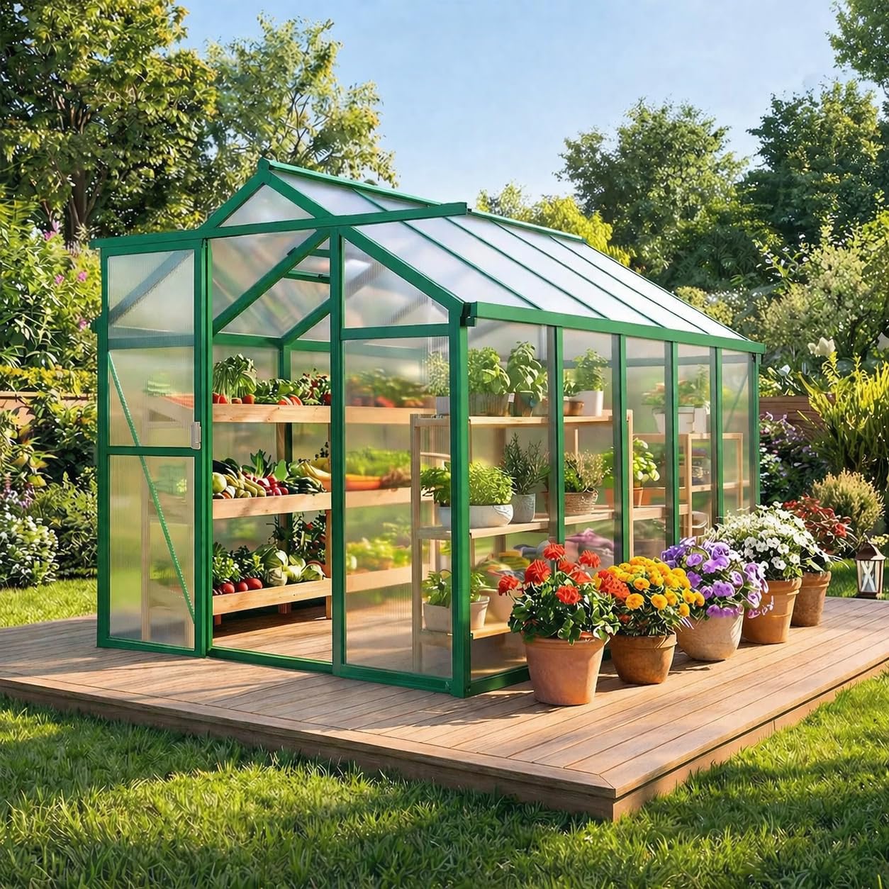 Amazon.com : Garvee 6 X 10 Greenhouse, Greenhouses for Outside